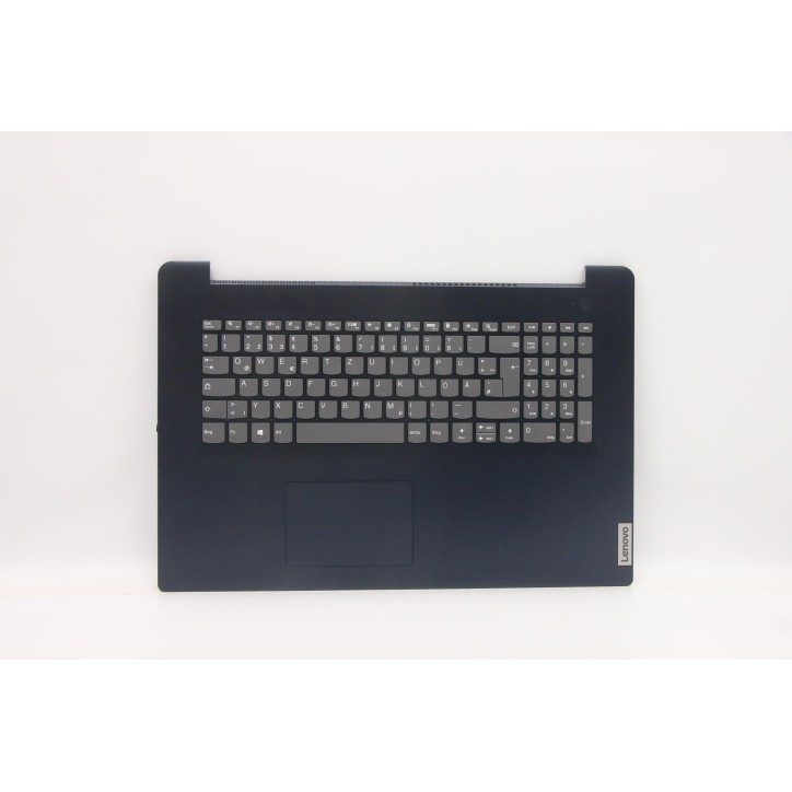 Lenovo 5CB1B97532 Palmrest Top Case con tastiera, Tedesco, blu scuro, Senza lettore di impronte digitali