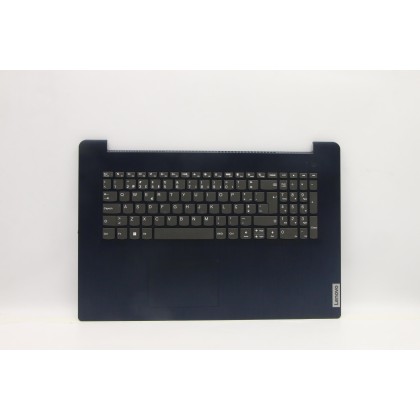 Lenovo 5CB1B97535 Palmrest Top Case con tastiera, Portoghese, blu scuro, Senza lettore di impronte digitali