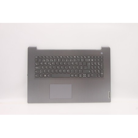 Lenovo 5CB1B97566 Palmrest Top Case con tastiera, Portoghese, grigio artico, Senza lettore di impronte digitali