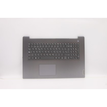 Lenovo 5CB1B97600 Palmrest Top Case con tastiera, Spagnolo, grigio artico, Senza lettore di impronte digitali