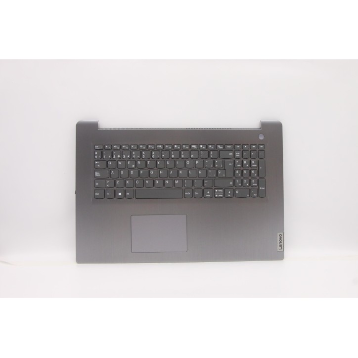 Lenovo 5CB1B97600 Palmrest Top Case con tastiera, Spagnolo, grigio artico, Senza lettore di impronte digitali
