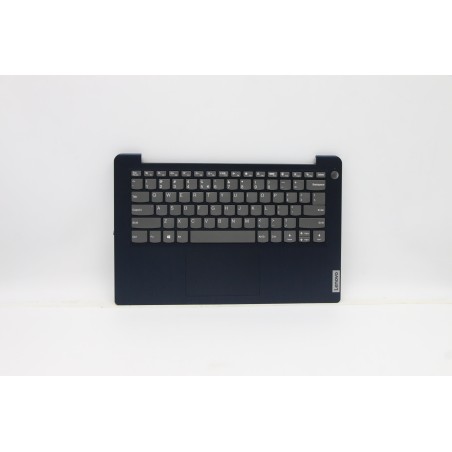 Lenovo 5CB1B97671 Palmrest Top Case con tastiera, Inglese (Stati Uniti/Europa), blu scuro, Senza_retroilluminazione, Impronta di
