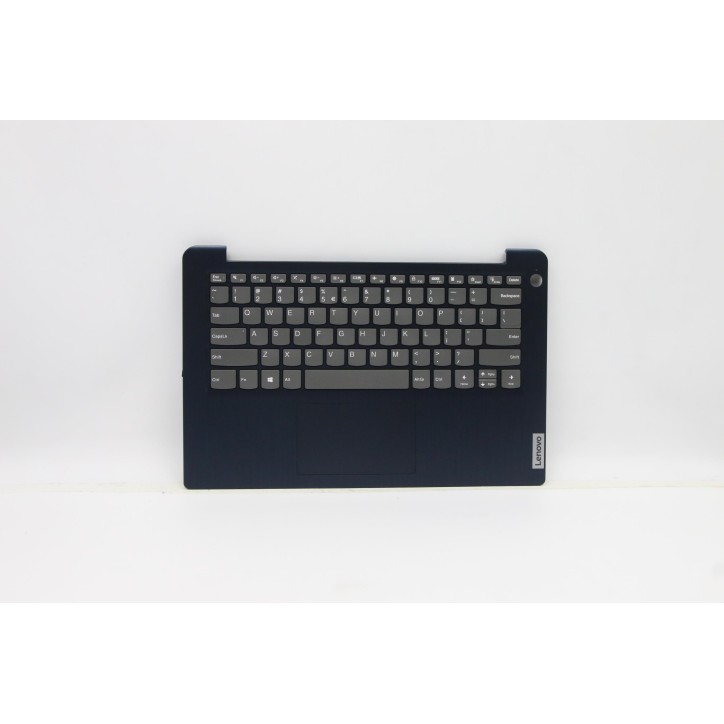 Lenovo 5CB1B97671 Palmrest Top Case con tastiera, Inglese (Stati Uniti/Europa), blu scuro, Senza_retroilluminazione, Impronta di