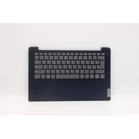 Lenovo 5CB1B97694 Palmrest Top Case con tastiera, Italiano, blu scuro, Retroilluminazione, Senza lettore di impronte digitali