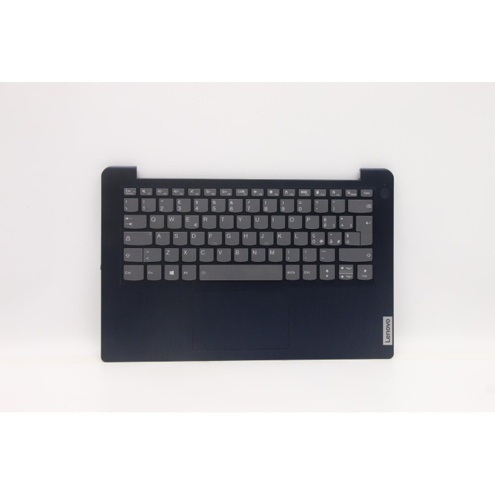 Lenovo 5CB1B97694 Palmrest Top Case con tastiera, Italiano, blu scuro, Retroilluminazione, Senza lettore di impronte digitali