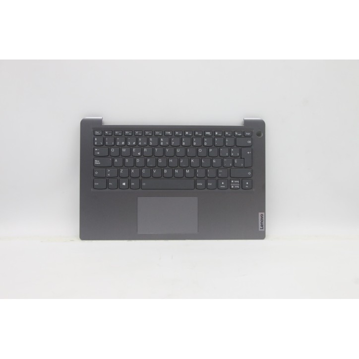 Lenovo 5CB1B97815 Palmrest Top Case con tastiera, Spagnolo, Grigio artico, Retroilluminazione, Impronta digitale