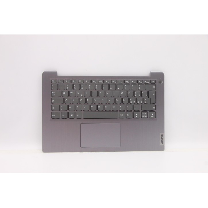Lenovo 5CB1B97825 Palmrest Top Case con tastiera, Italiano, grigio artico, Senza_retroilluminazione, Lettore di impronte digital