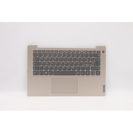 Lenovo 5CB1C04509 Palmrest Top Case con tastiera, Italiano, Sabbia, Senza_retroilluminazione, Lettore di impronte digitali