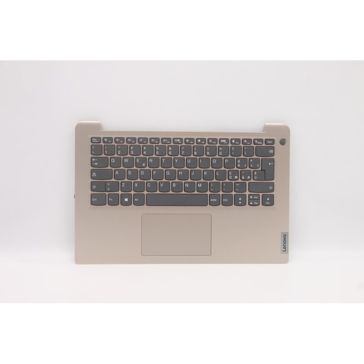 Lenovo 5CB1C04509 Palmrest Top Case con tastiera, Italiano, Sabbia, Senza_retroilluminazione, Lettore di impronte digitali