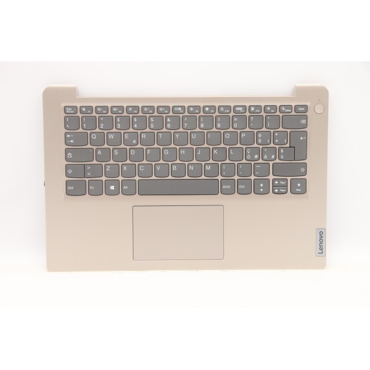 Lenovo 5CB1C04572 Palmrest Top Case con tastiera, Italiano, Sabbia, Senza_retroilluminazione, Senza lettore di impronte digitali