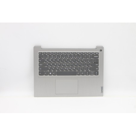 Lenovo 5CB1C05054 Palmrest Top Case con tastiera, Arabo, Grigio platino, US