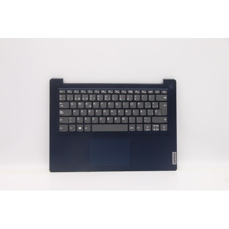 Lenovo 5CB1C05073 Palmrest Top Case con tastiera, Spagnolo, blu scuro, Senza lettore di impronte digitali