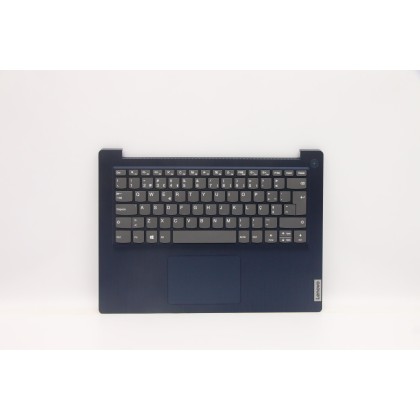 Lenovo 5CB1C05076 Palmrest Top Case con tastiera, Portoghese, blu scuro, Senza lettore di impronte digitali