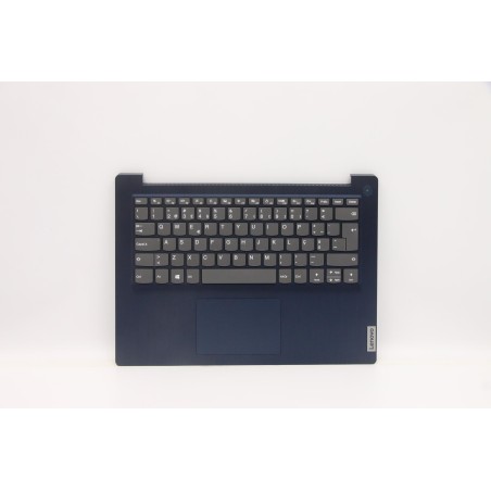 Lenovo 5CB1C05076 Palmrest Top Case con tastiera, Portoghese, blu scuro, Senza lettore di impronte digitali