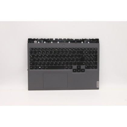 Lenovo 5CB1C14966 Palmrest Top Case con tastiera, Portoghese, Grigio ardesia, Retroilluminazione RGB