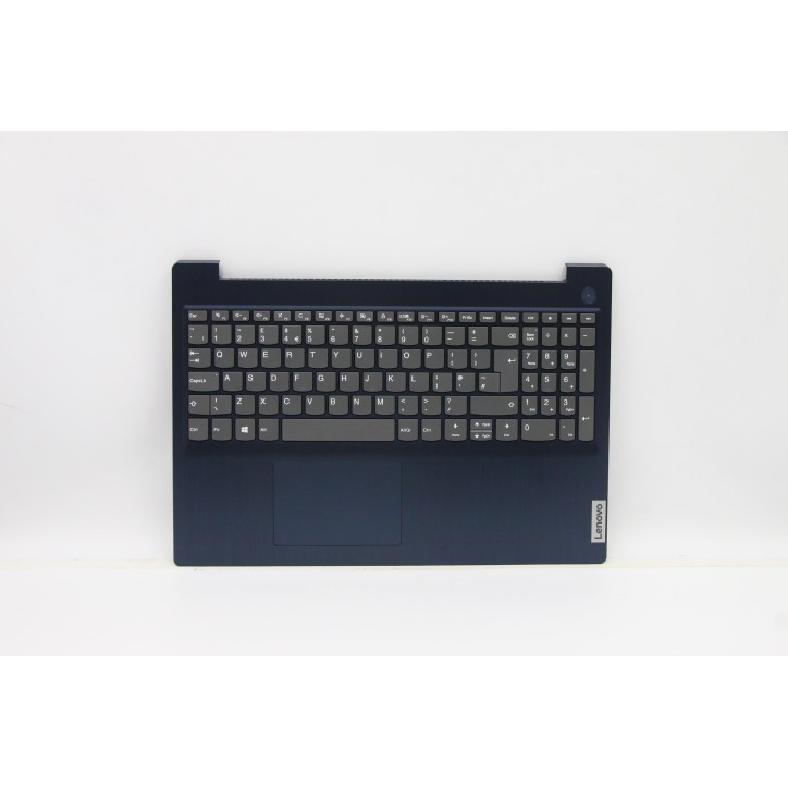 Lenovo 5CB1C17143 Palmrest Top Case con tastiera, Inglese Regno Unito, Blu scuro, Senza_lettore di impronte digitali
