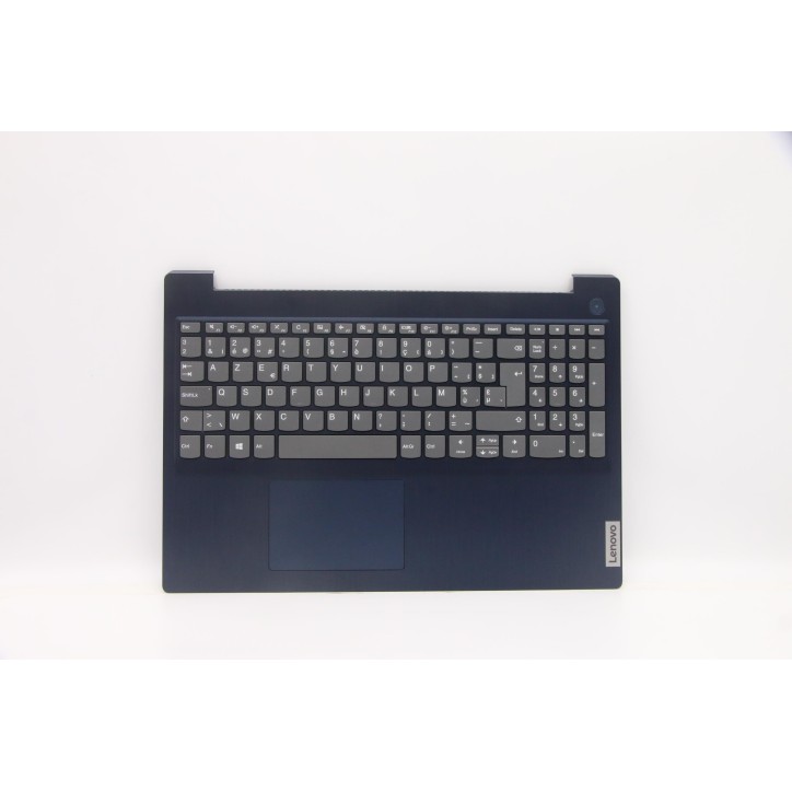 Lenovo 5CB1C17162 Palmrest Top Case con tastiera, Belga, blu scuro, Senza lettore di impronte digitali, UK