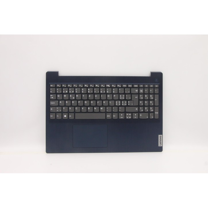 Lenovo 5CB1C17165 Palmrest Top Case con tastiera, Svizzera, blu scuro, Senza lettore di impronte digitali