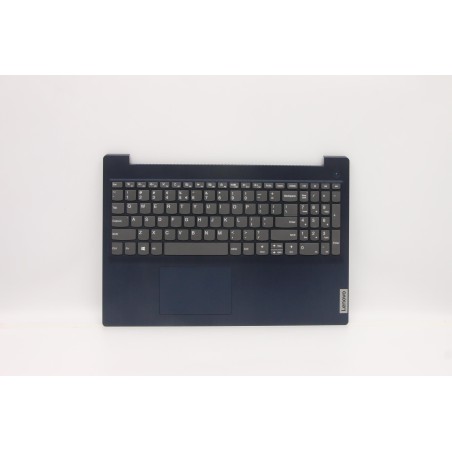 Lenovo 5CB1C17166 Palmrest Top Case con tastiera, Inglese (Stati Uniti/Europa), blu scuro, Senza lettore di impronte digitali