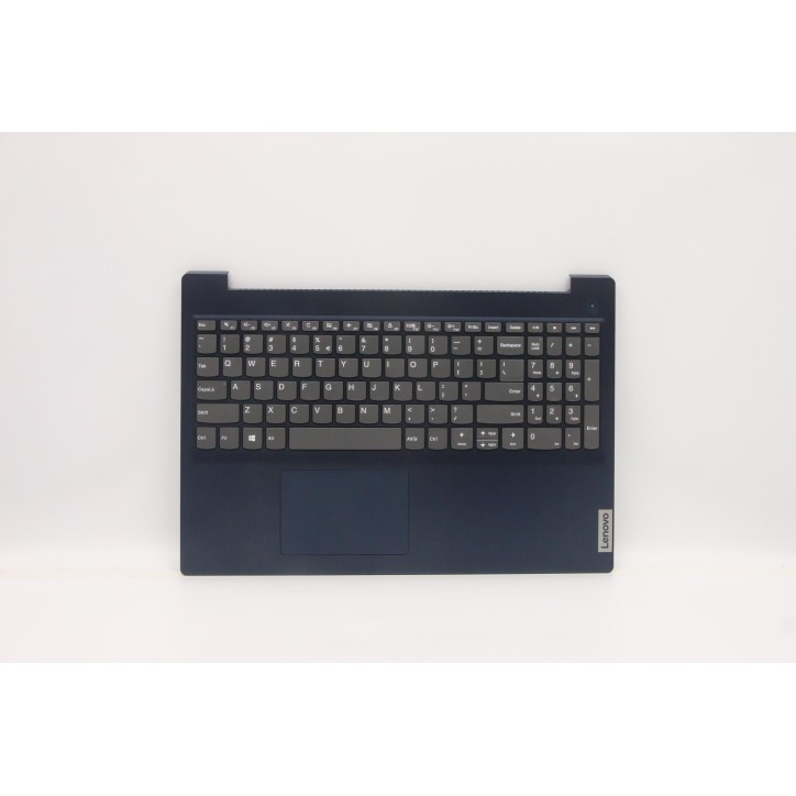 Lenovo 5CB1C17166 Palmrest Top Case con tastiera, Inglese (Stati Uniti/Europa), blu scuro, Senza lettore di impronte digitali
