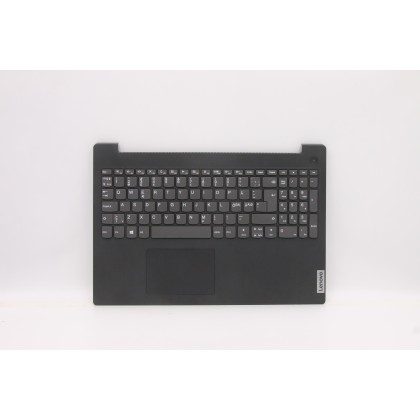 Lenovo 5CB1C17221 Palmrest Top Case con tastiera, Lingue scandinave, nero, Senza lettore di impronte digitali