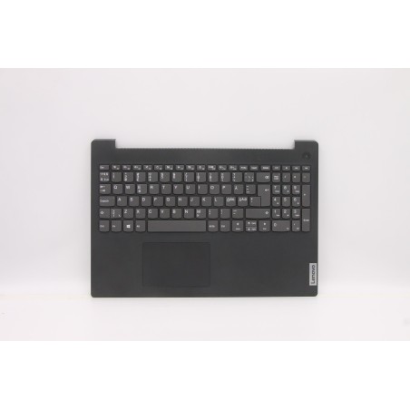 Lenovo 5CB1C17221 Palmrest Top Case con tastiera, Lingue scandinave, nero, Senza lettore di impronte digitali