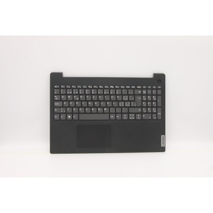 Lenovo 5CB1C17225 Palmrest Top Case con tastiera, Svizzera, nero, Senza lettore di impronte digitali