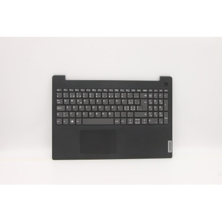Lenovo 5CB1C17225 Palmrest Top Case con tastiera, Svizzera, nero, Senza lettore di impronte digitali
