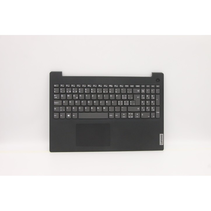 Lenovo 5CB1C17225 Palmrest Top Case con tastiera, Svizzera, nero, Senza lettore di impronte digitali