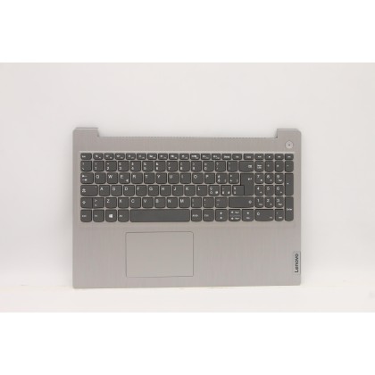 Lenovo 5CB1C17264 Palmrest Top Case con tastiera, Italiano, Grigio platino, Senza lettore di impronte digitali