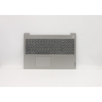 Lenovo 5CB1C17278 C-Cover with keyboard, Greek, Platinum Grey, Non-Fingerprint, US