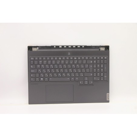 Lenovo 5CB1C17307 Palmrest Top Case con tastiera, Bulgaro, grigio tempesta, Retroilluminazione, UK