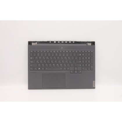 Lenovo 5CB1C17316 Palmrest Top Case con tastiera, Ebraico, grigio tempesta