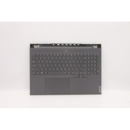 Lenovo 5CB1C17316 Palmrest Top Case con tastiera, Ebraico, grigio tempesta