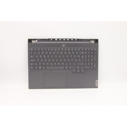 Lenovo 5CB1C17327 Palmrest Top Case con tastiera, Sloveno, Grigio tempesta, Retroilluminazione