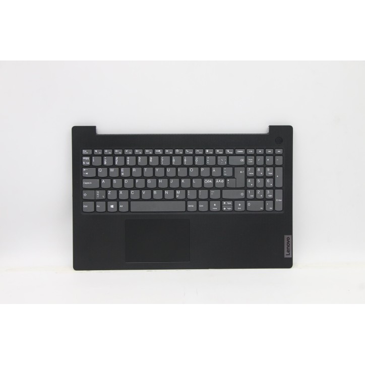 Lenovo 5CB1C18842 Palmrest Top Case con tastiera, Europa del Nord, Nero