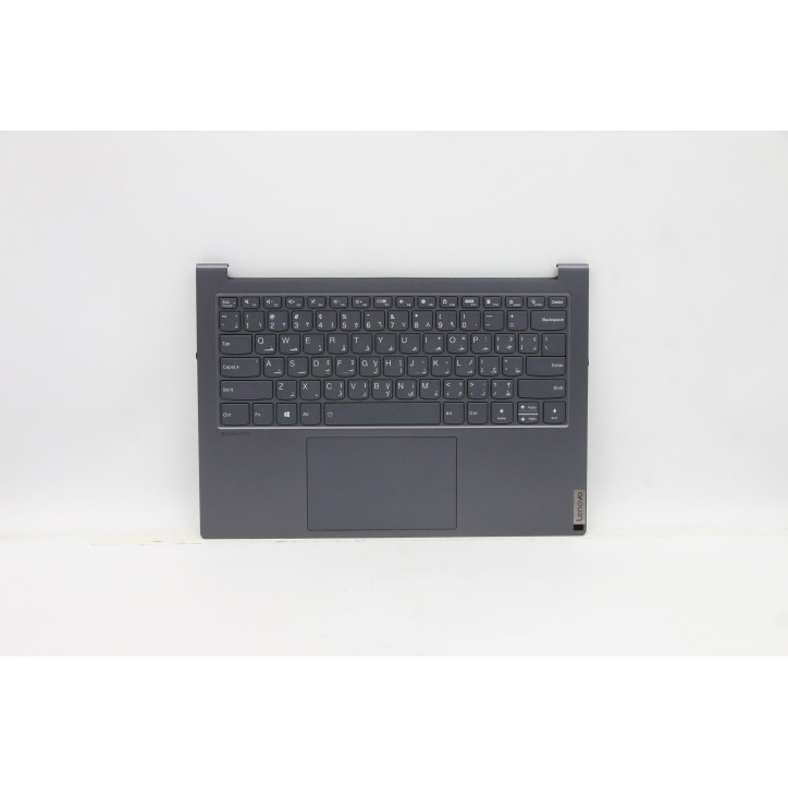 Lenovo 5CB1C19252 Palmrest Top Case con tastiera, Arabo, grigio ardesia, US