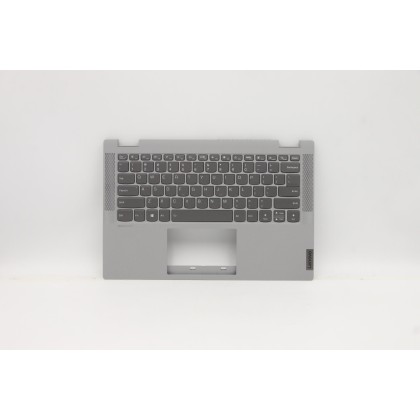 Lenovo 5CB1C19321 Palmrest Top Case con tastiera, Inglese (Stati Uniti), Grigio platino