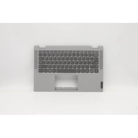 Lenovo 5CB1C19321 Palmrest Top Case con tastiera, Inglese (Stati Uniti), Grigio platino