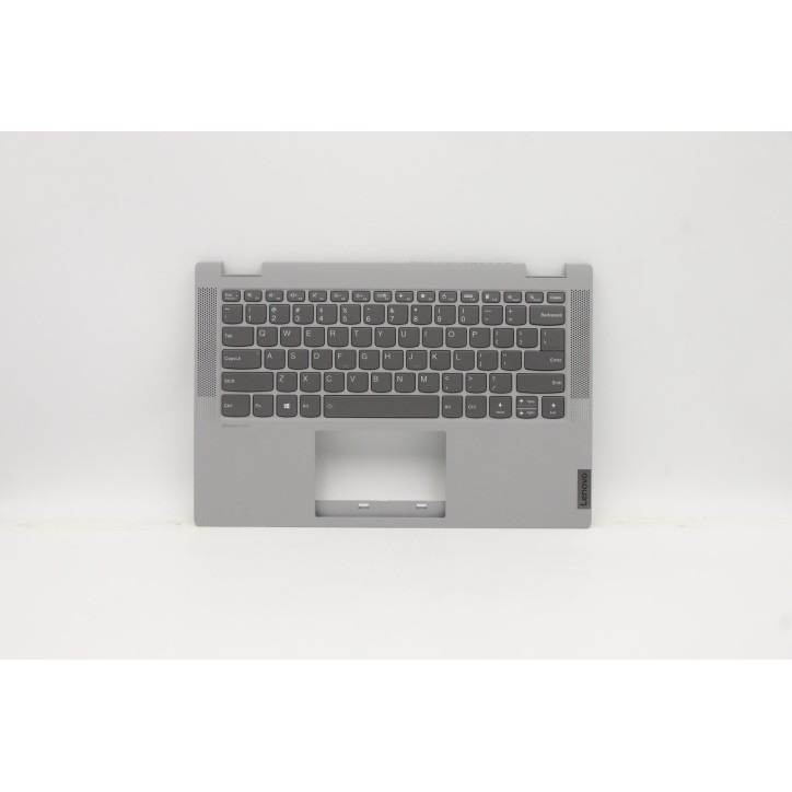 Lenovo 5CB1C19321 Palmrest Top Case con tastiera, Inglese (Stati Uniti), Grigio platino