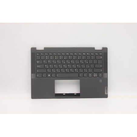 Lenovo 5CB1C48277 Palmrest Top Case con tastiera, Ebraico, Grigio