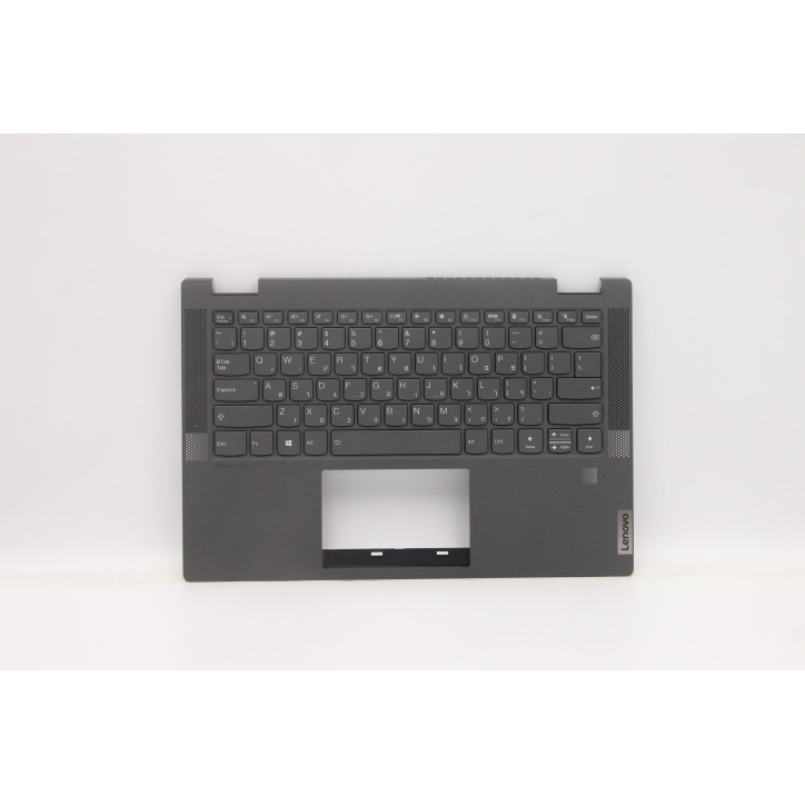 Lenovo 5CB1C48277 Palmrest Top Case con tastiera, Ebraico, Grigio