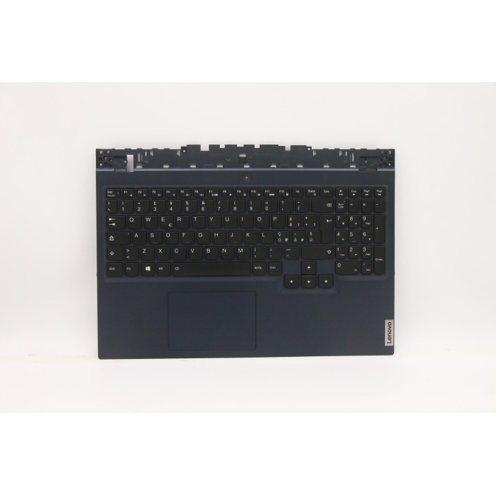 Lenovo 5CB1C74850 Palmrest Top Case con tastiera, Italiano, Blu, Retroilluminazione bianca