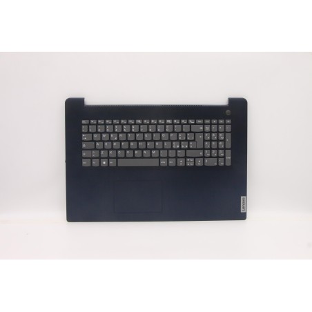 Lenovo 5CB1C75036 Palmrest Top Case con tastiera, Italiano, blu scuro, Lettore di impronte digitali