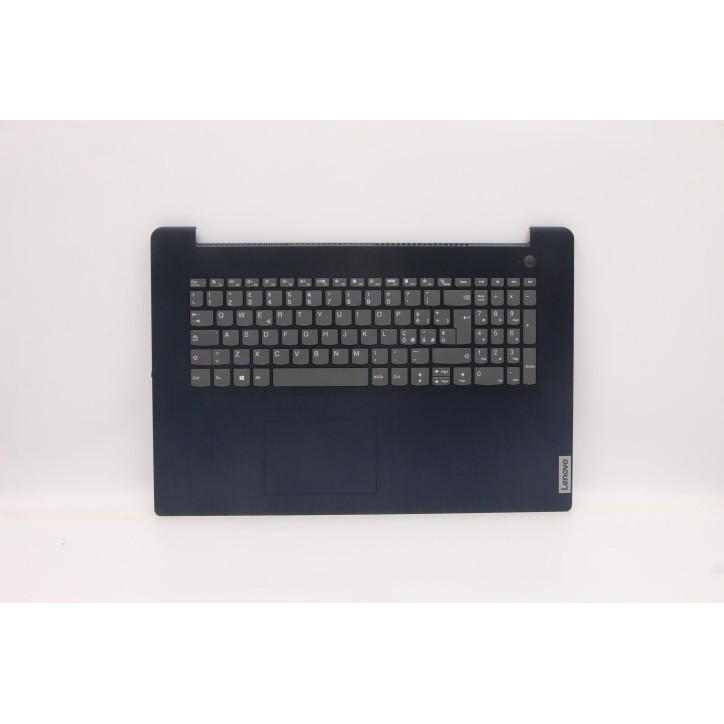 Lenovo 5CB1C75036 Palmrest Top Case con tastiera, Italiano, blu scuro, Lettore di impronte digitali