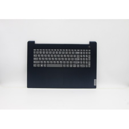 Lenovo 5CB1C75054 Palmrest Top Case con tastiera, Inglese (Stati Uniti), Blu scuro, Senza_retroilluminazione, Impronta digitale