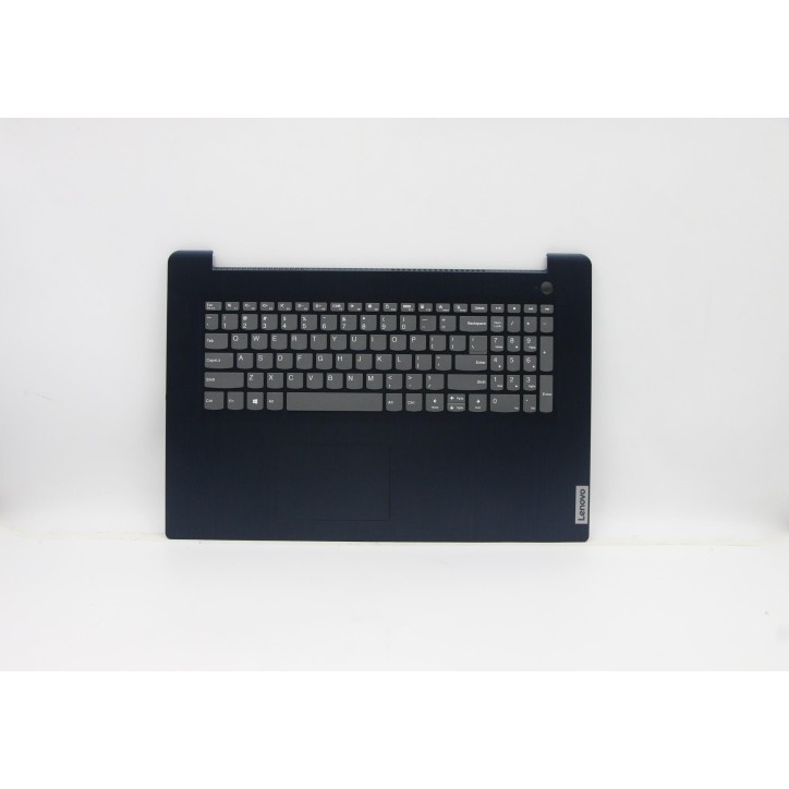 Lenovo 5CB1C75054 Palmrest Top Case con tastiera, Inglese (Stati Uniti), Blu scuro, Senza_retroilluminazione, Impronta digitale