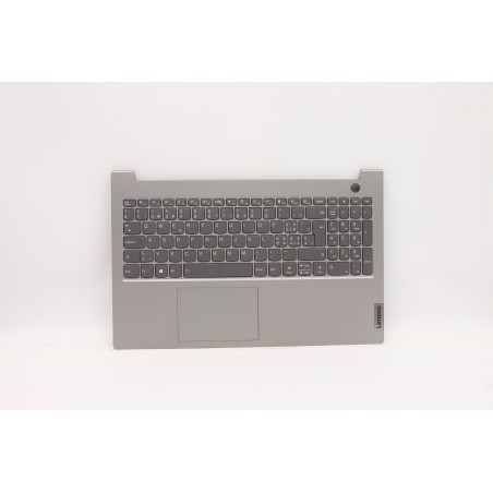Lenovo 5CB1C88611 Palmrest Top Case con tastiera, Svizzera, Grigio minerale, Retroilluminazione