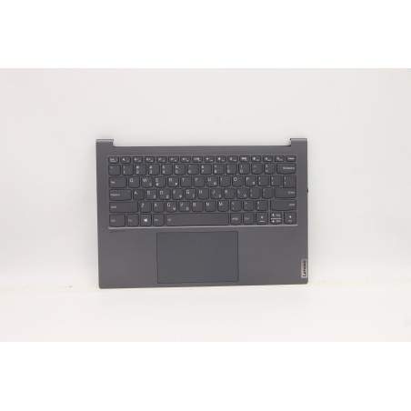 Lenovo 5CB1C90567 Palmrest Top Case con tastiera, Greco, Grigio ardesia