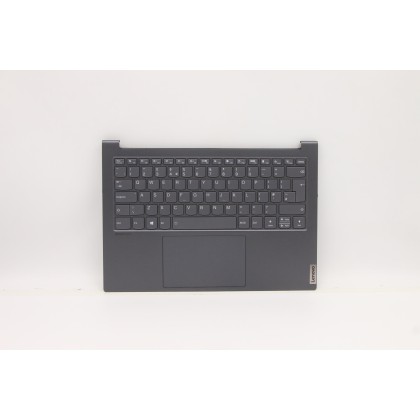 Lenovo 5CB1C90585 Palmrest Top Case con tastiera, Inglese Regno Unito, Grigio ardesia